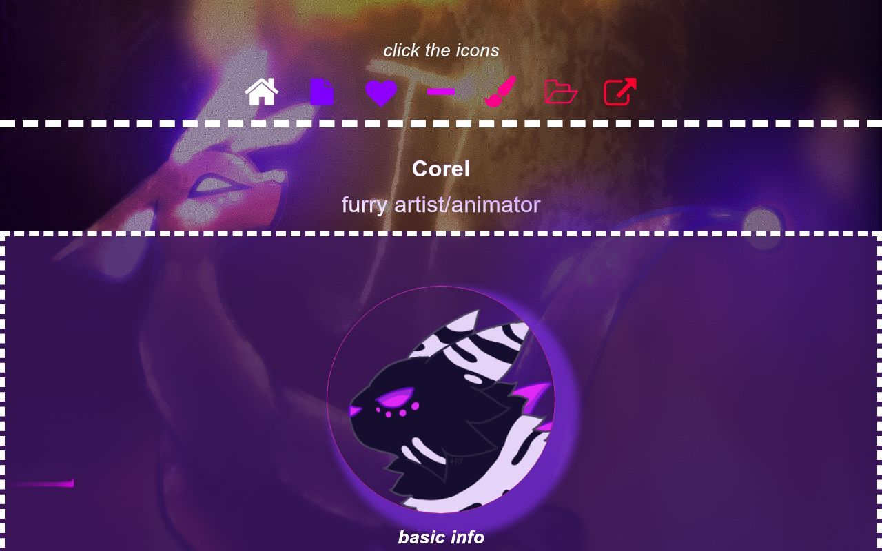 Carrd profile picture for @corel